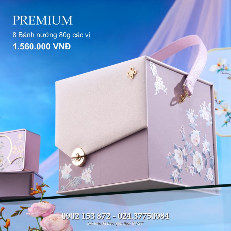 Bánh trung thu Daewoo Hộp 8 Bánh 80gr - Premium