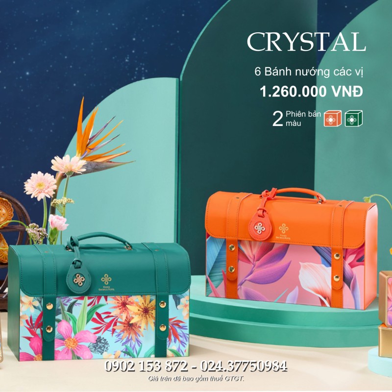 Bánh trung thu Daewoo Hộp 6 Bánh - Crystal