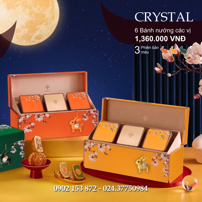Bánh trung thu Daewoo Hộp 6 Bánh - Crystal